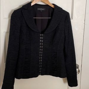 Nanette Lepore  Corset Jacket Black size 8